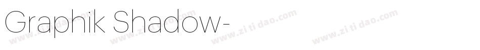 Graphik Shadow字体转换